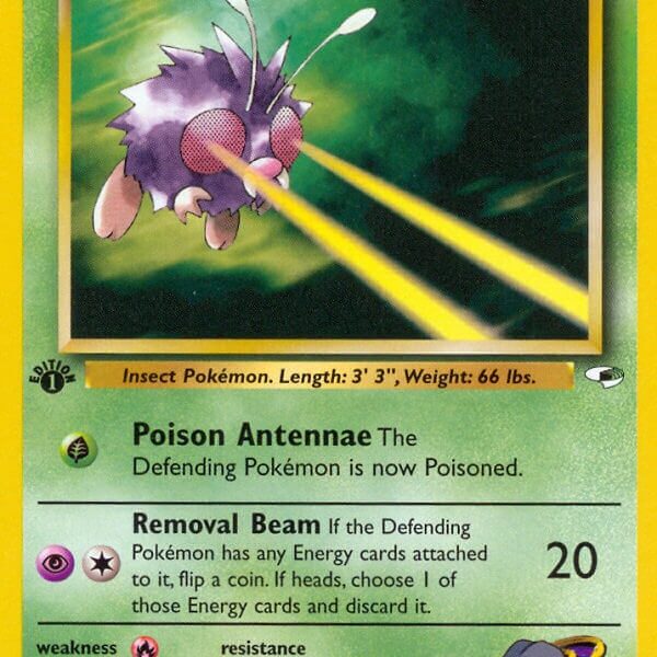 Sabrina’s Venonat Pokemon Kaart