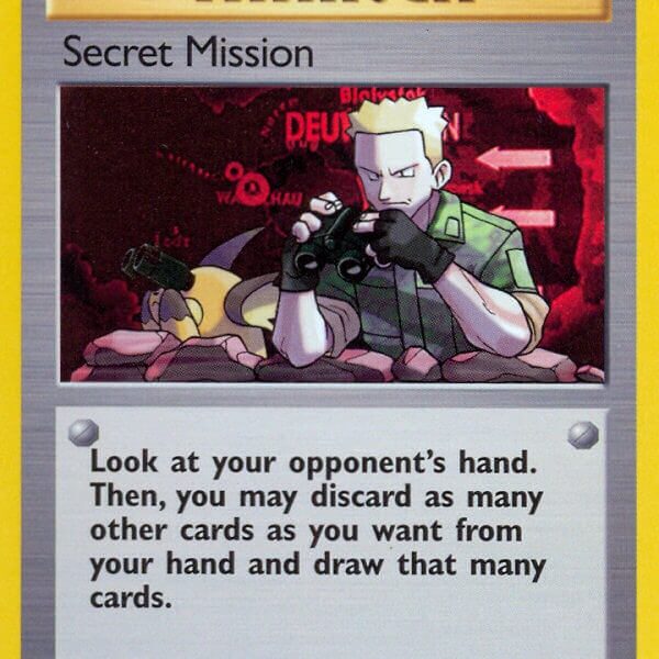 Secret Mission Pokemon Kaart