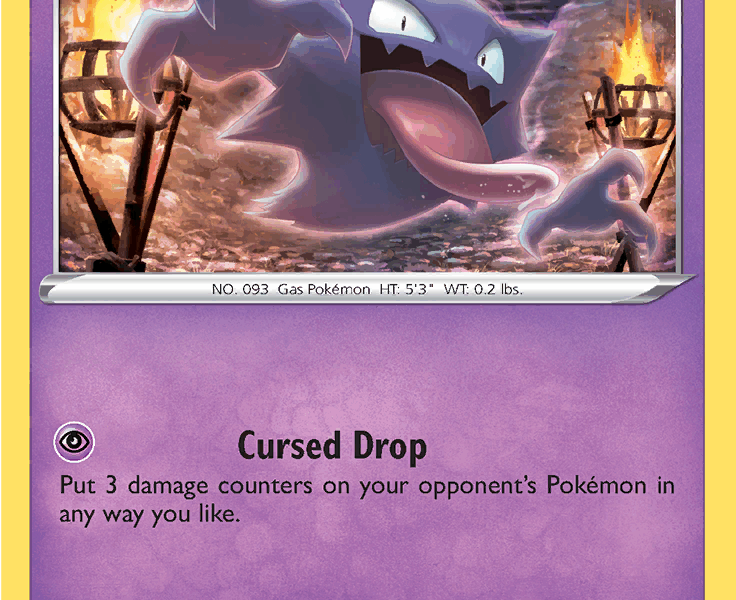 Haunter Pokemon Kaart