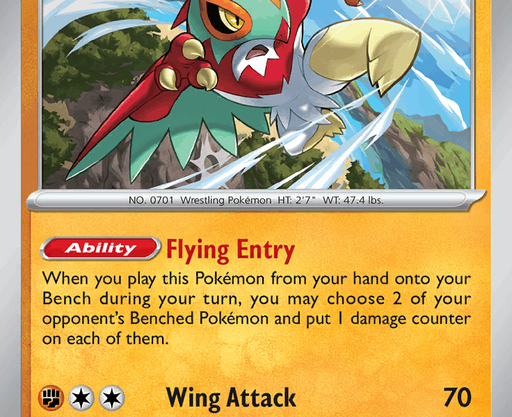 Hawlucha Pokemon Kaart