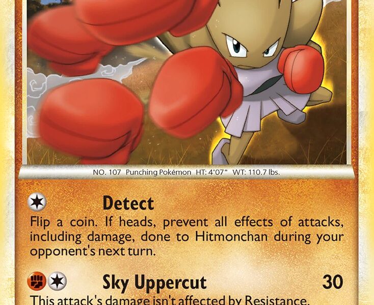 Hitmonchan Pokemon Kaart