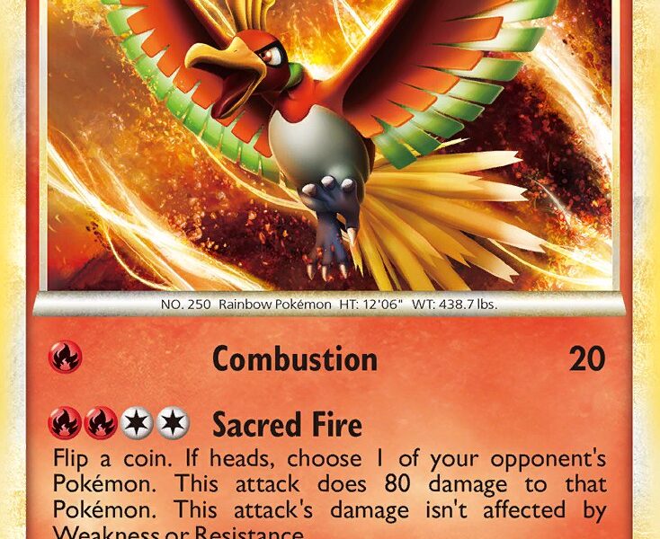 Ho-Oh Pokemon Kaart