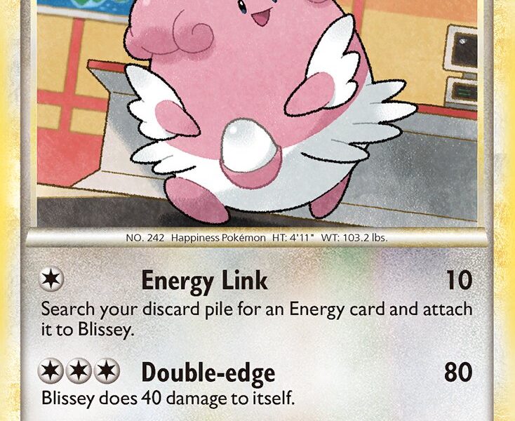 Blissey Pokemon Kaart