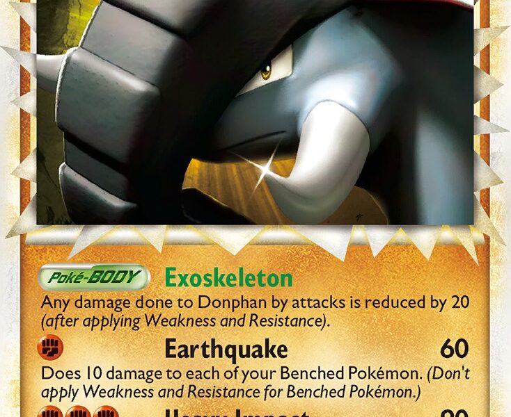 Donphan Pokemon Kaart