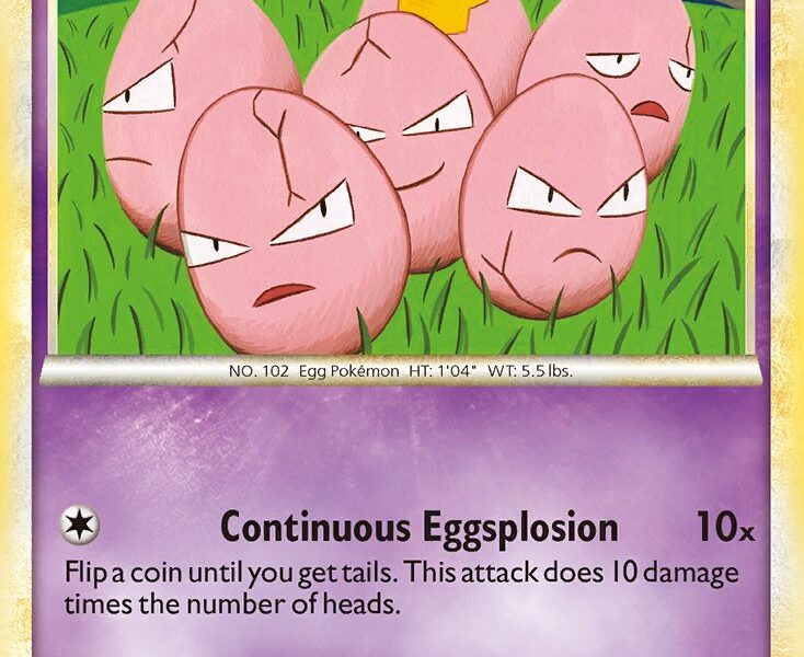 Exeggcute Pokemon Kaart