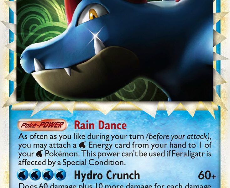 Feraligatr Pokemon Kaart