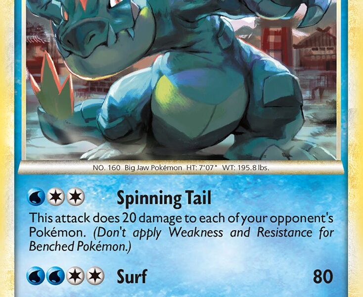 Feraligatr Pokemon Kaart