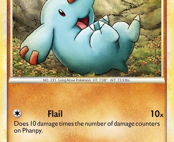 Phanpy Pokemon Kaart