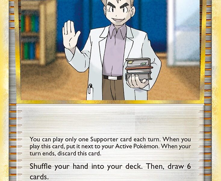 Professor Oak’s New Theory Pokemon Kaart