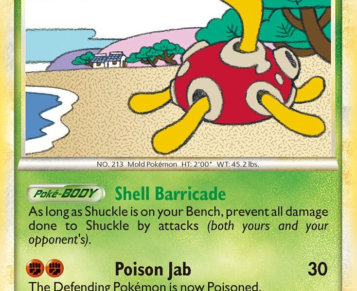 Shuckle Pokemon Kaart