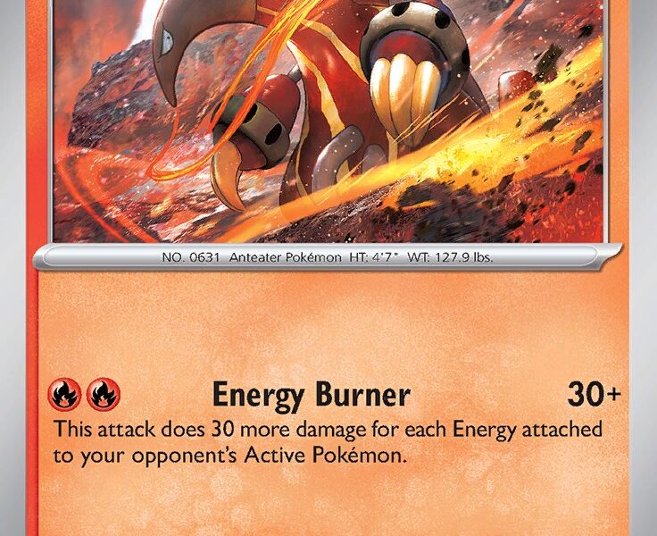 Heatmor Pokemon Kaart