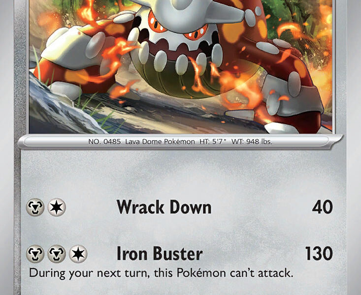 Heatran Pokemon Kaart