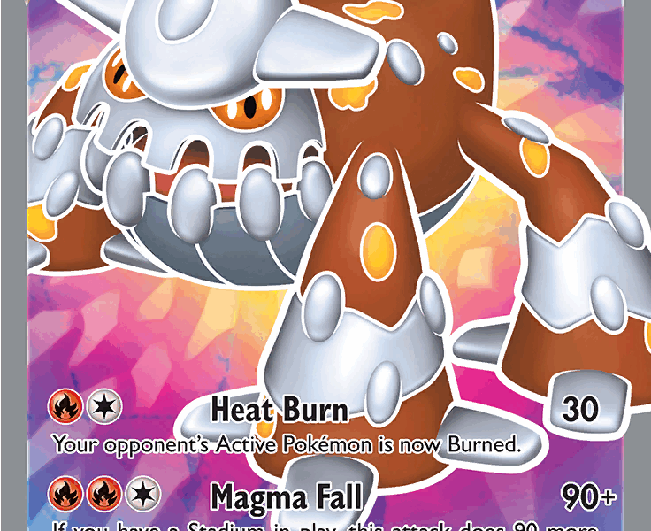 Heatran V Pokemon Kaart