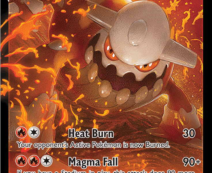 Heatran V Pokemon Kaart
