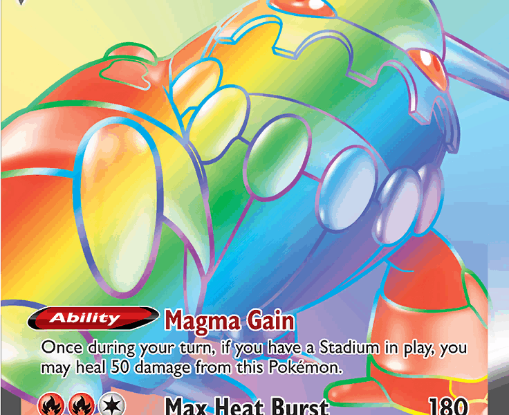 Heatran VMAX Pokemon Kaart