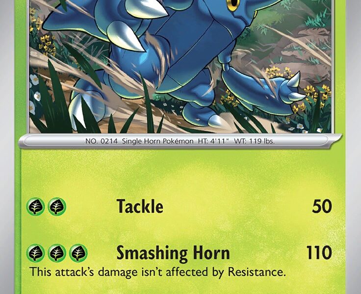 Heracross Pokemon Kaart
