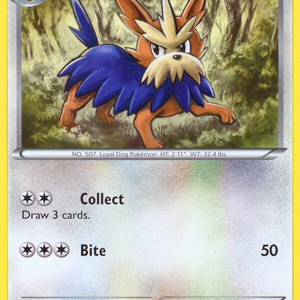 Herdier Pokemon Kaart