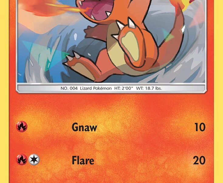 Charmander Pokemon Kaart