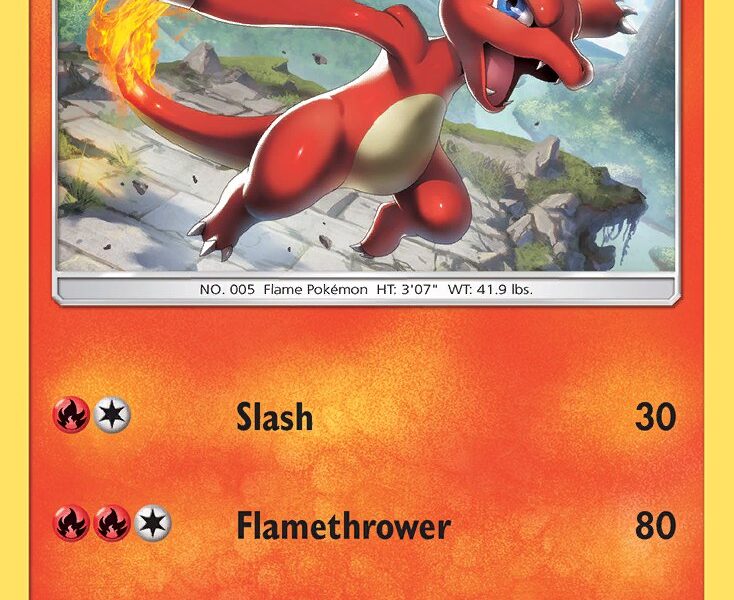 Charmeleon Pokemon Kaart