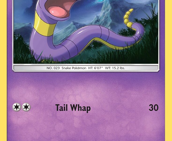 Ekans Pokemon Kaart