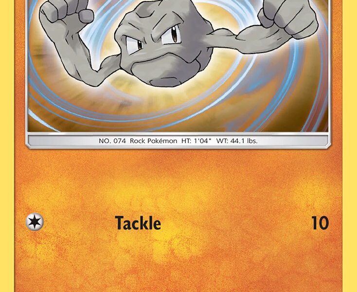 Geodude Pokemon Kaart