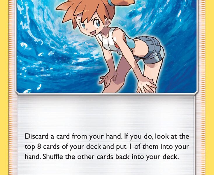 Misty’s Determination Pokemon Kaart
