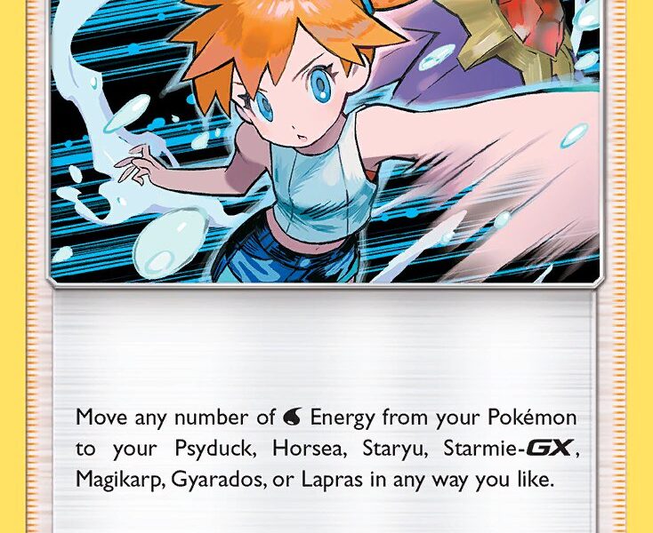 Misty’s Water Command Pokemon Kaart