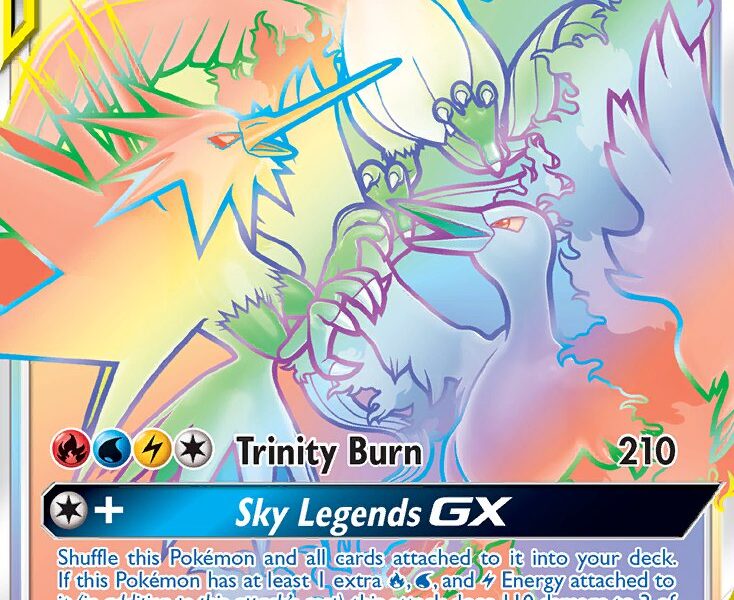 Moltres & Zapdos & Articuno-GX Pokemon Kaart