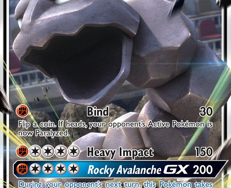 Onix-GX Pokemon Kaart