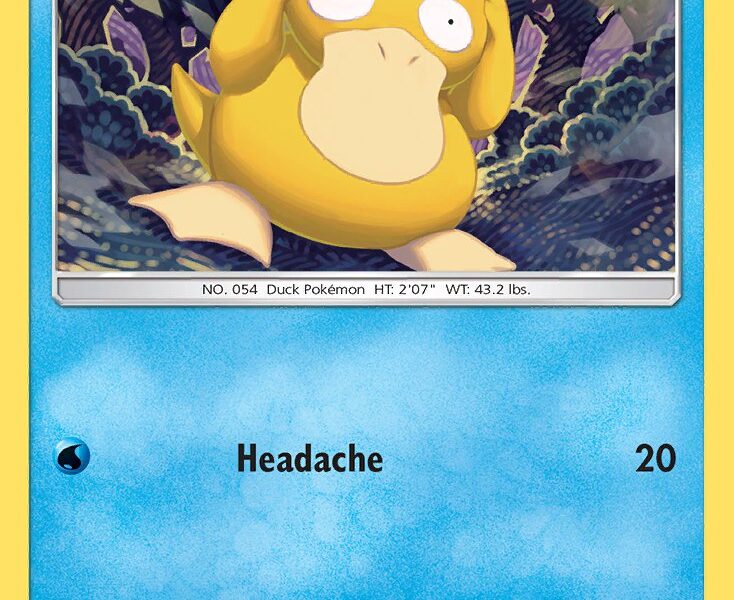 Psyduck Pokemon Kaart