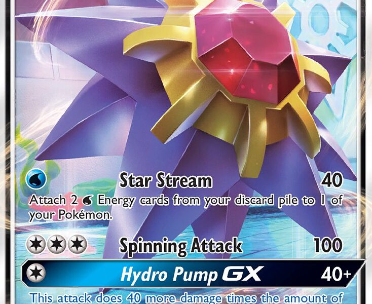 Starmie-GX Pokemon Kaart