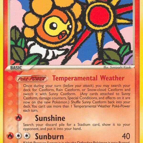 Sunny Castform Pokemon Kaart
