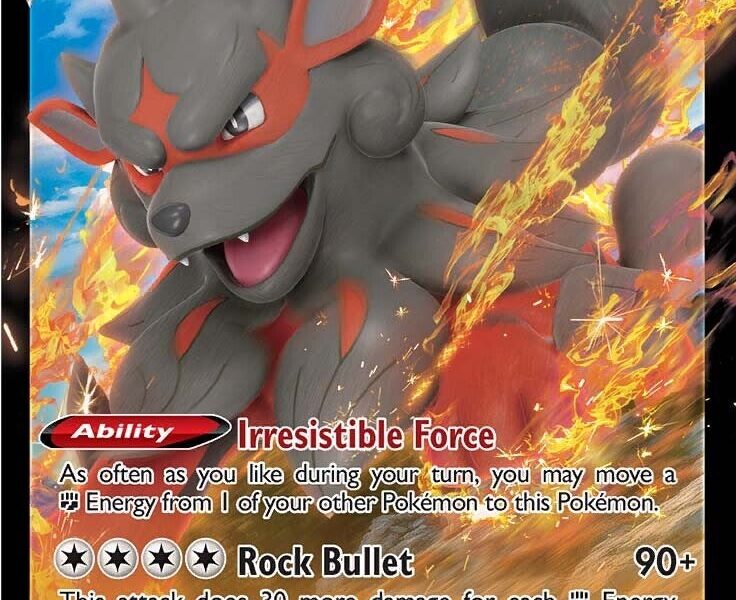 Hisuian Arcanine V Pokemon Kaart