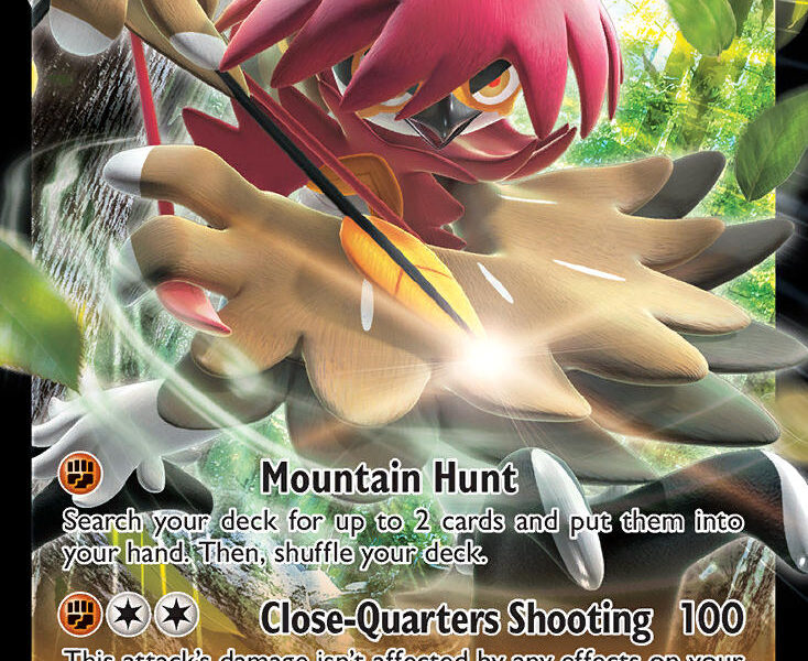 Hisuian Decidueye V Pokemon Kaart