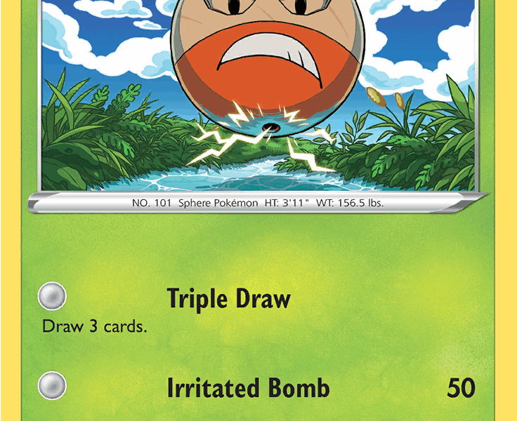 Hisuian Electrode Pokemon Kaart