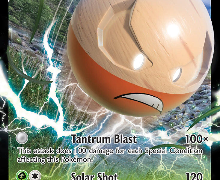 Hisuian Electrode V Pokemon Kaart