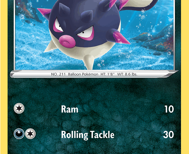 Hisuian Qwilfish Pokemon Kaart