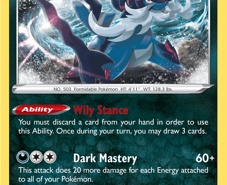 Hisuian Samurott Pokemon Kaart