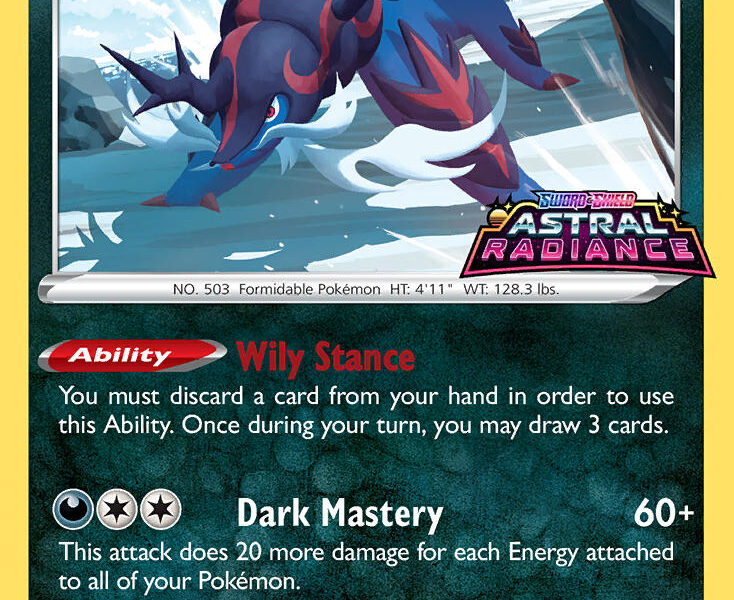 Hisuian Samurott Pokemon Kaart