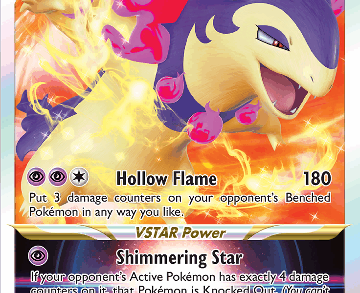 Hisuian Typhlosion Pokemon Kaart