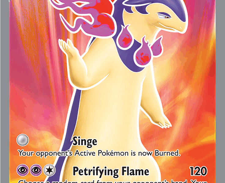 Hisuian Typhlosion V Pokemon Kaart