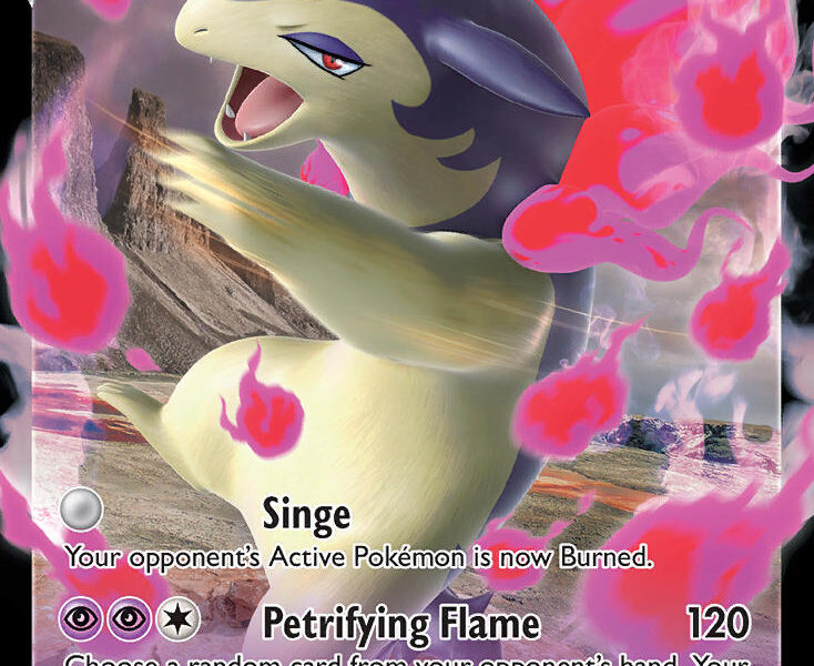 Hisuian Typhlosion V Pokemon Kaart