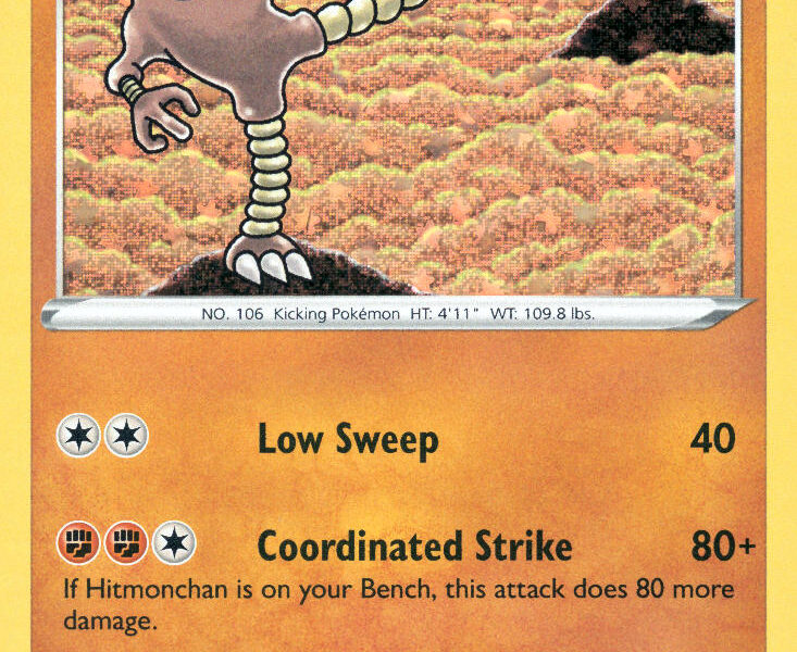 Hitmonlee Pokemon Kaart