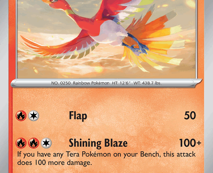 Ho-Oh Pokemon Kaart