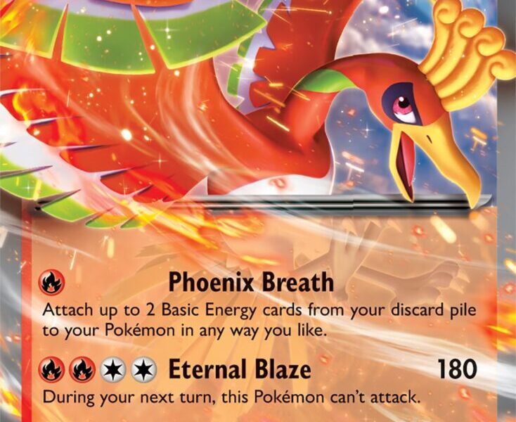 Ho-Oh ex Pokemon Kaart