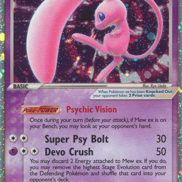 Mew ex Pokemon Kaart