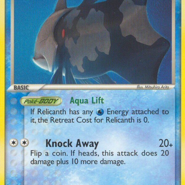 Relicanth Pokemon Kaart