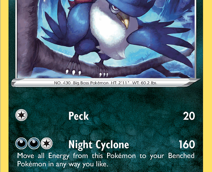Honchkrow Pokemon Kaart