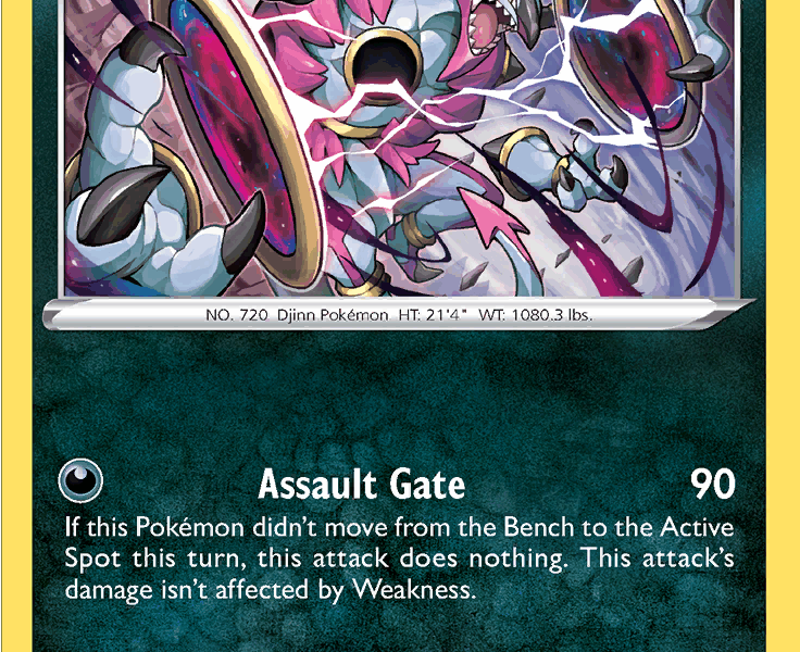 Hoopa Pokemon Kaart