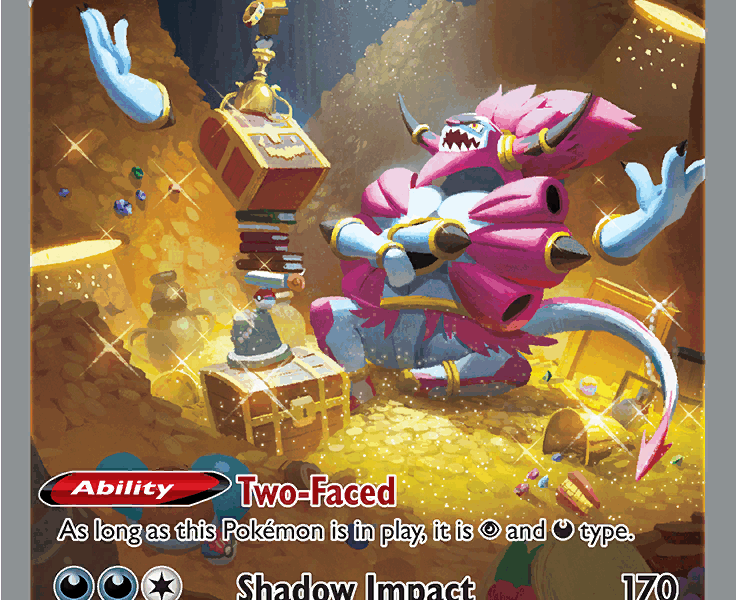 Hoopa V Pokemon Kaart